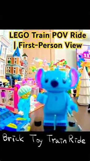 POV LEGO Train Tour Around LEGO City | 1st Person View