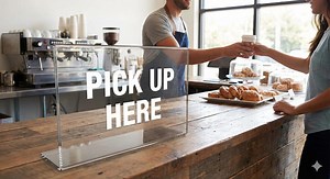 Custom Acrylic Order Sign | Cafe, Bakery Counter (12x12 Inches) - Etsy