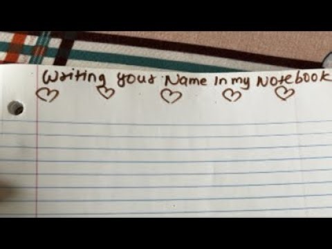 Writing ✍️ your name in my notebook 📒 #livestream #shorts #viralvideo