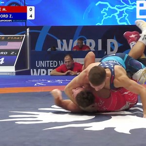 Zain imposing some folkstyle pain here in Belgrade 😮 #UWW #WrestleBelgrade Watch Live: bit.ly/3AXpAgE | FloWrestling