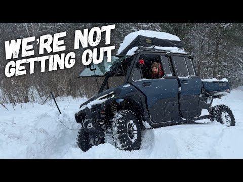 Can-Am HD11 vs Michigan Snowpocalypse | We Might Be Stuck