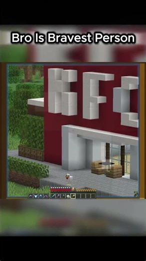 Bro has ZERO fear 💀 #minecraft #shorts #gaming