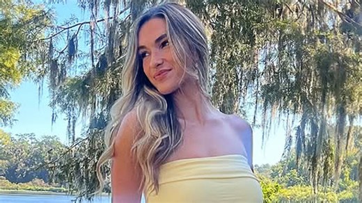 World's sexiest volleyball star risks wardrobe malfunction in daring gown