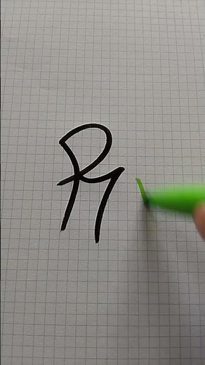 How to "R" in graffiti #graffiti #viral