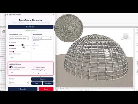 Pixy Plugin | Revit Space Frame Generator Tool