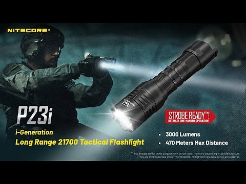 NITECORE P23i - 470 Meters Long Range Tactical Flashlight