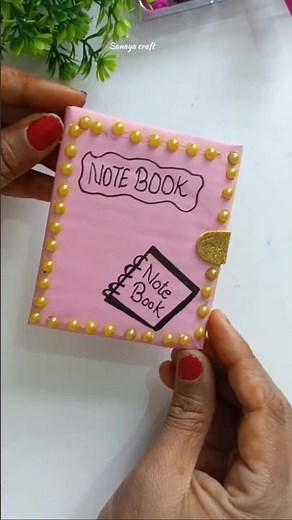 Cute Mini Notebook Making✨/Aesthetic Mini Notebook Tutorial #NotebookCraft #shorts #craft