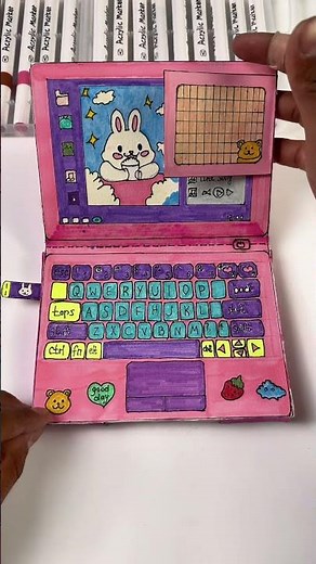DIY Kawaii Laptop That Opens! ✨