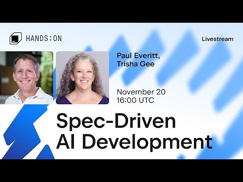 Spec-Driven AI Development Livestream