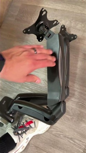 Ultimate Monitor Arm Setup with Quick Release and Perfect Tilts #TechSetup #HomeOffice