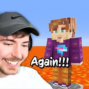 3.8K views | Minecraft, but Lava Rises Every Minute! | MrBeast Gaming | Facebook