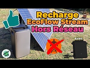 The EcoFlow STREAM battery is completely autonomous thanks to off-grid and solar panel charging