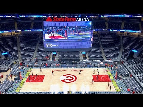 Newly Renovated State Farm Arena 360 Videoboard (Formerly Philips Arena Scoreboard) [KTFG 371]