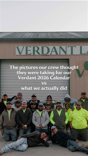 Our crew like you (might) have never seen before 🌱 #VerdantLandscape #Manscapes #Calendar #MenAtWork #AugustaGA