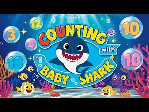 Counting with Baby Shark | Fun Numbers Song for Kids | Learn 1 to 10 with Baby Shark Rhyme