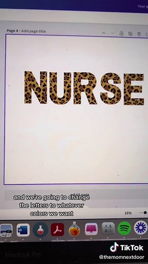 Canva Tutorial: Create Half Leopard Print Letters