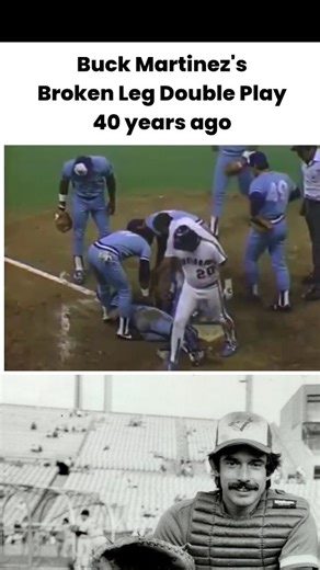 Scarborough Spots 🍁 on Instagram: "What a legendary play by Buck Martinez 🔥 Buck always played with heart. Glad he's back in the booth for tonight's game. Also some terrible base running and that fan is giving Dwight Shrute vibes 😂😂😂 #ScarboroughSpots"