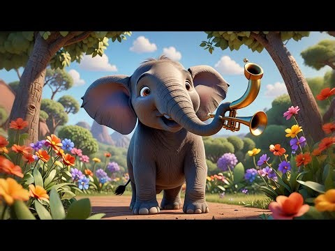 Elephant’s Trumpet Tune 🐘🎺 | Fun Kids Story | Educational Children’s Video