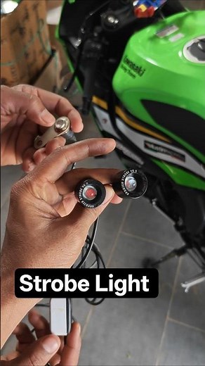 Strobe Light complete kit with Switch For All Bikes Premium