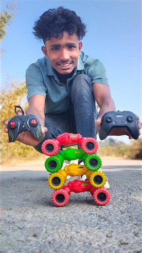 CRAZY? FOUR DEFFERENT COLOUR SMALL REMOTE CONTROL MOKA CARS!🤗🔥#shorts