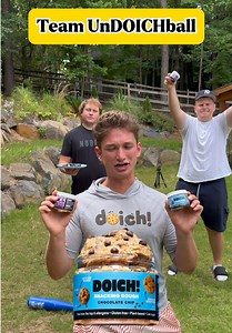 UnDOICHBALL COOKIE 🍪🏈 most points wins #sports #game #dodgeball #football #funny @Jake and Speed @Doich Snacking Dough @WonderballsUSA