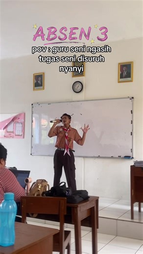 Tugas Seni Nyanyi di Sekolah Bersama Wali Band