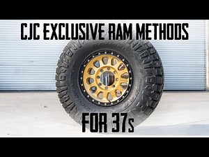 CJC Exclusive Method 315 | How to Fit 37s with Minimal Trimming