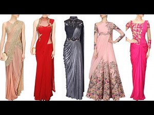 Top beautiful Saree Gown designs for Indian wedding🎀🎀