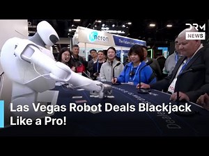 UNSEEN BLACKJACK: Humanoid Robot Becomes Blackjack Dealer at CES Las Vegas 2026 | AI1Z