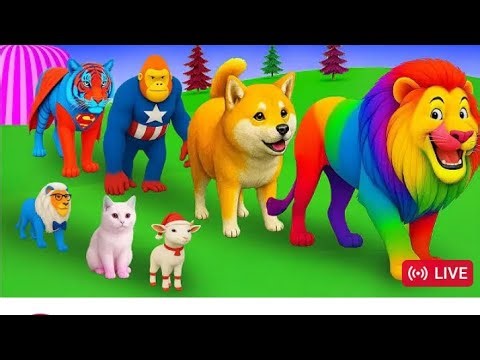 Animal crossing 3d #cartoon #kidsvideos #animal