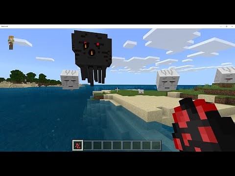 Summoning the 3 headed ghast in minecraft!