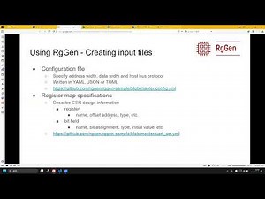 RGGEN tutorial part1