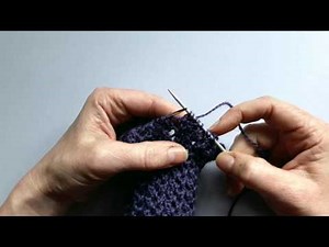 Easy Lace Socks - Creating the Heel Flap