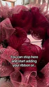 How to Make a Stunning Fall Wreath with 21” Deco Mesh | Easy DIY Autumn Wreath Tutorial #diydecor