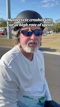 Scary Accident! Motorcycle Crashes into Car at High Rate of Speed 🙏
