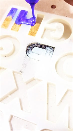 Resin Alphabet Letters | A–Z Resin Letter Mold | DIY Resin Craft Name PlateA–Z resin alphabet letter