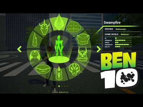 Swampfire Transformation and Gameplay | Galvan Ben 10 Open world Game
