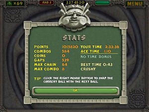 [祖玛/zuma] 最难关单关练习模式世界纪录 part 6: rabbit 3 2894420-3374530