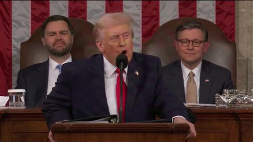 POTUS Donald Trump at his State of the Union address: "The Somali pirates who ransacked Minnesota remind us that there are large parts of the world where bribery, corruption, and lawlessness are the norm, not the exception. Importing these cultures through unrestricted immigration and open borders brings those problems right here, to the USA and it is the American People who pay the price, in higher medical bills, car insurance rates, rent, taxes, and perhaps most importantly, crime. We will tak