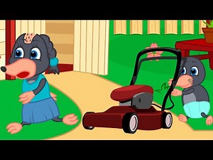 Benny Mole and Friends - Lawn Mower Attacks Cartoon for Kids