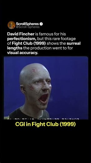 Fight Club (1999) CGI Scene - David Fincher Perfectionist