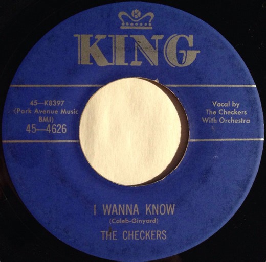 The Checkers - I Wanna Know / Ghost Of My Baby