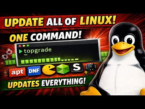 Update EVERYTHING on Linux in ONE Command! (Topgrade Easy Guide)