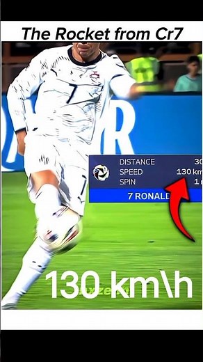 Cristiano Ronaldo’s 130KM/H Goal vs Bolivia 🔥 Fastest Rocket Shot Ever? | CR7 Highlights#shorts