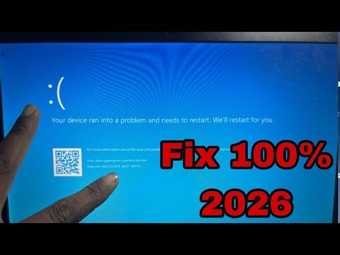 How to Fix Laptop Screen Display Blue Error | Blue Screen And Restart Problem in Windows11#macnitesh
