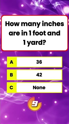 Only 1% Know 🤯 | Inches in 1 Foot + 1 Yard? 📏 Math Quiz Challenge | GK Quiz #MathQuiz #GKQuiz