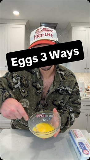 Eggs 3 Ways! Learn a proper scramble technique, sunnyside up and over medium. Simple cooking techniques to help you improve in the kitchen! #eggs #cook #goodfood #quickrecipes #recipes #easyrecipes #quickdinner #cookwithme #cooking #howtocook #kitchen #kitchenhacks #howto #cheap #cheapdinner #cheaprecipes #privatechef #chef #homecooked #homecooking #homecookedmeal #cookingtutorial #dinnerideas #homecook #chef #homechefs #easymeals #goodfood #delicious #tasty #breakfast | Therecessionchef