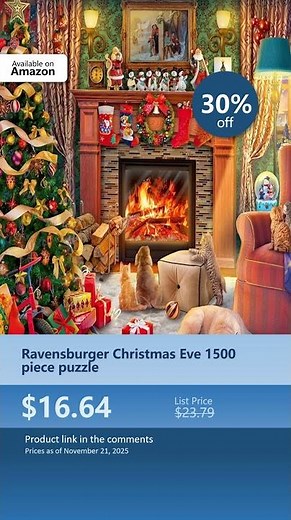 Ravensburger Christmas Eve 1500 piece puzzle