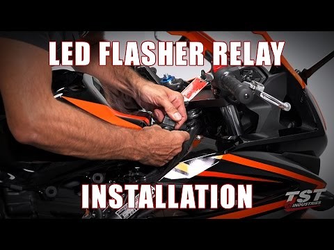 How to install an LED Flasher Relay on a 2016+ Honda CBR500R & CB500F by TST Industries