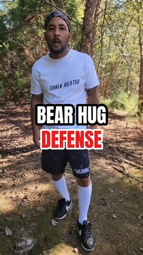 CholoMMA on Instagram: "TBT - Bear Hug Defense from Behind. Try it! #martialarts #selfdefense #jiujitsu"